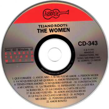 CD Various: Tejano Roots: The Women (1946-1970)