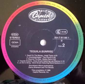 LP Various: Tequila Sunrise - Original Motion Picture Soundtrack