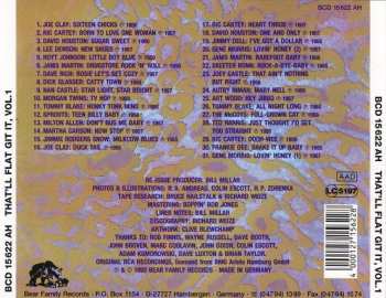CD Various: That'll Flat ... Git It! Vol. 1: Rockabilly From The Vaults Of RCA Records