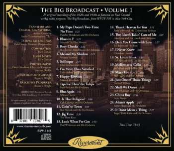 CD Various: The Big Broadcast - Volume 1 (Jazz And Popular Music Of The 1920s And 1930s)
