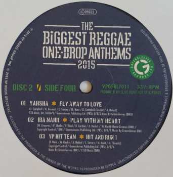 2LP Various: The Biggest Reggae One-Drop Anthems 2015