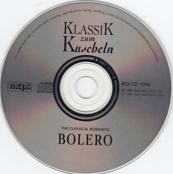 CD Various: The Classical Romantic Bolero