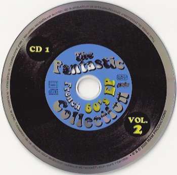 2CD Various: The Fantastic French 60's EP Collection Vol. 2
