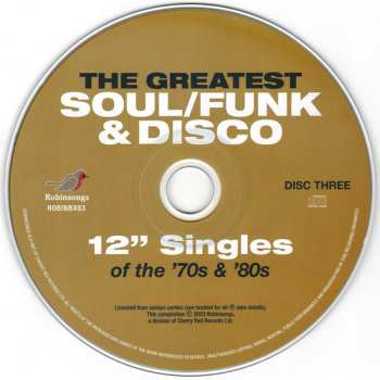 4CD/Doos Various: The Greatest Soul/Funk & Disco 12" Singles Of The '70s & '80s
