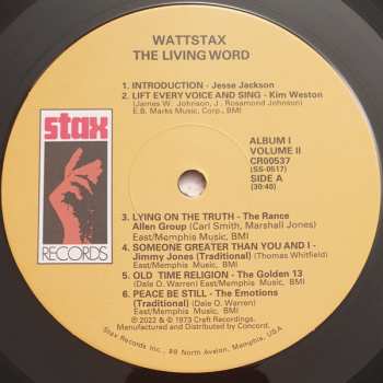 2LP Various: The Living Word (Wattstax 2)