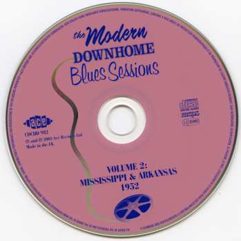 CD Various: The Modern Downhome Blues Sessions Volume 2: Mississippi & Arkansas 1952