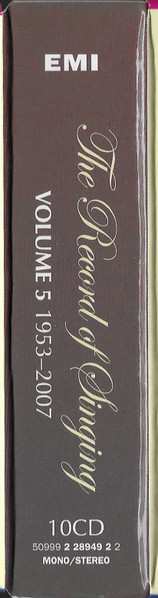 11CD/Doos Various: The Record Of Singing Volume 5 (From The Lp To The Digital Era)