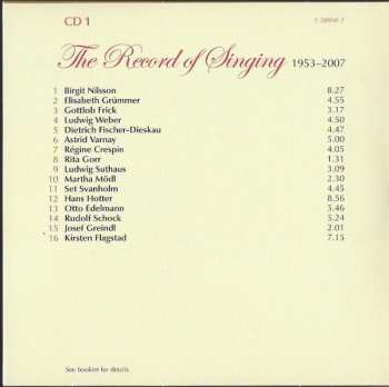 11CD/Doos Various: The Record Of Singing Volume 5 (From The Lp To The Digital Era)