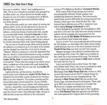 CD Various: The Spirit Of The 60s (1965 The Hits Don't Stop)