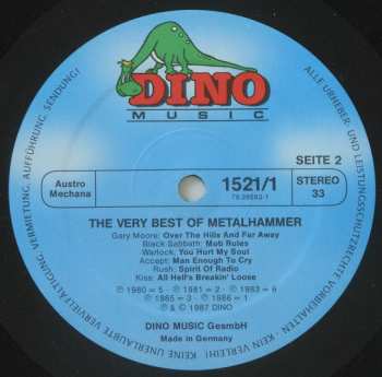 2LP Various: The Very Best Of Metal Hammer