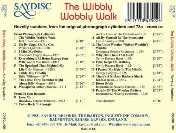 CD Various: The Wibbly Wobbly Walk - Novelty Numbers From The Original Phonograph Cylinders And 78's