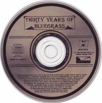 CD Various: Thirty Years Of Bluegrass