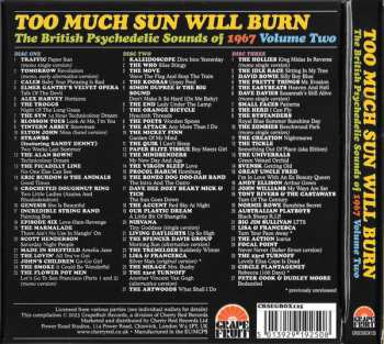 3CD/Doos Various: Too Much Sun Will Burn (The British Psychedelic Sounds of 1967 Volume 2)