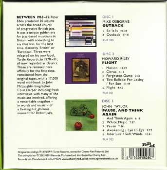 3CD/Doos Various: Turtle Records (Pioneering British Jazz 1970 - 1971)