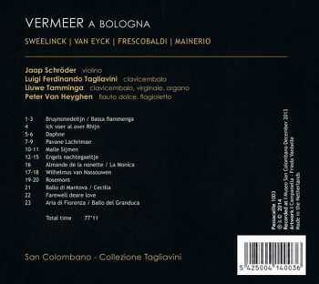 CD Various: Vermeer A Bologna - Musica Neerlandese E Italiana All'epoca Di Johannes Vermeer