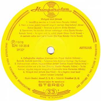 LP Various: Virágok Közt Jártunk - Hungarian Songs