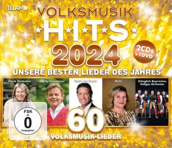 2CD/DVD/Doos Various: Volksmusik Hits 2024 (Unsere Besten Lieder Des Jahres - 60 Volksmusik-Lieder)