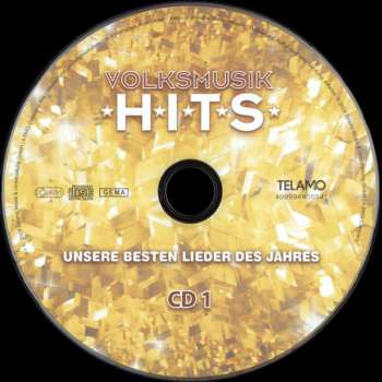 2CD/DVD/Doos Various: Volksmusik Hits 2024 (Unsere Besten Lieder Des Jahres - 60 Volksmusik-Lieder)