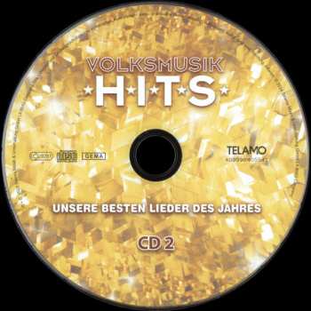 2CD/DVD/Doos Various: Volksmusik Hits 2024 (Unsere Besten Lieder Des Jahres - 60 Volksmusik-Lieder)