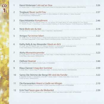 2CD/DVD/Doos Various: Volksmusik Hits 2024 (Unsere Besten Lieder Des Jahres - 60 Volksmusik-Lieder)