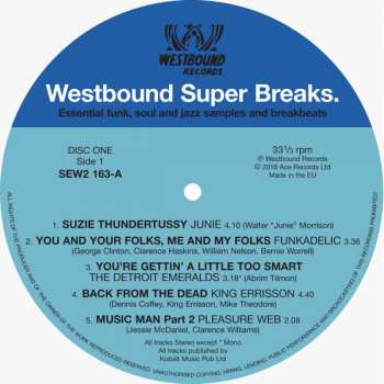 2LP Various: Westbound Super Breaks. Essential Funk, Soul And Jazz Samples And Breakbeats