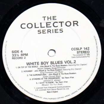 2LP Various: White Boy Blues, Volume 2
