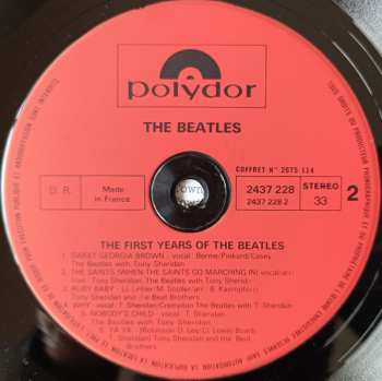 4LP/Doos Various: First Years Of Who, Cream, Procol Harum, Beatles