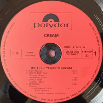 4LP/Doos Various: First Years Of Who, Cream, Procol Harum, Beatles