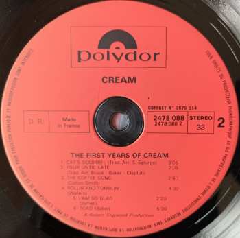 4LP/Doos Various: First Years Of Who, Cream, Procol Harum, Beatles