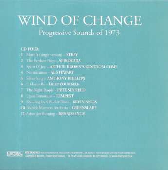 4CD/Doos Various: Wind Of Change: Progressive Sounds Of 1973