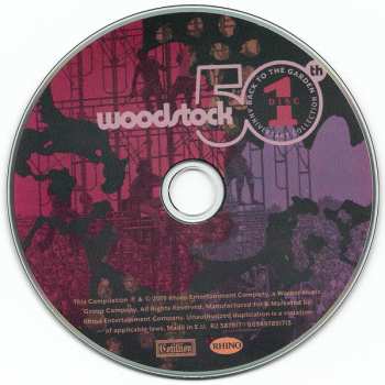 3CD Various: Woodstock (Back To The Garden)  DIGI