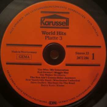 3LP/Doos Various: World-Hits