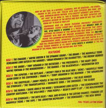 6CD/Doos Various: Wyld Beests And Weirdos (Gods Of British 60's R&B Beat Punk)