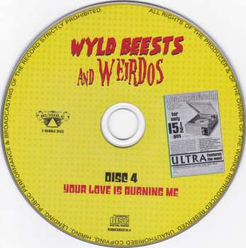 6CD/Doos Various: Wyld Beests And Weirdos (Gods Of British 60's R&B Beat Punk)