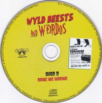 6CD/Doos Various: Wyld Beests And Weirdos (Gods Of British 60's R&B Beat Punk)