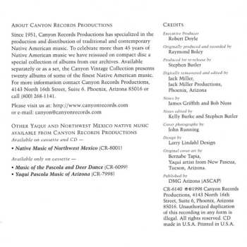 CD Various: Yaqui Ritual And Festive Music