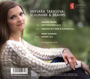 CD Varvara Tarasova: Schumann & Brahms