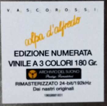 LP Vasco Rossi: Colpa D' Alfredo CLR | LTD | NUM
