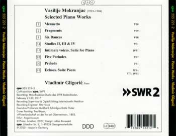 CD Vasilije Mokranjac: Piano Works