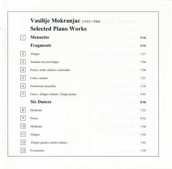 CD Vasilije Mokranjac: Piano Works