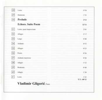 CD Vasilije Mokranjac: Piano Works