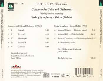 CD Pēteris Vasks: Cello Concerto