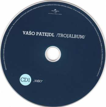 3CD Vašo Patejdl: Trojalbum (To Nejlepší 1981-2015)