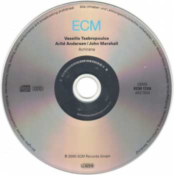 CD Vassilis Tsabropoulos: Achirana