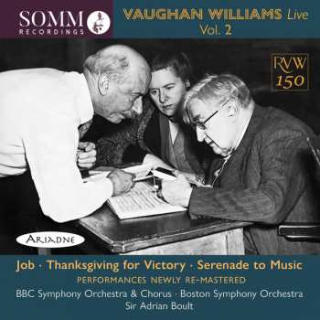 Album Sir Adrian Boult: Vaughan Williams Live, Vol. 2