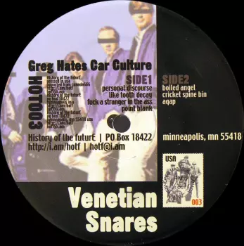 Venetian Snares: Greg Hates Car Culture