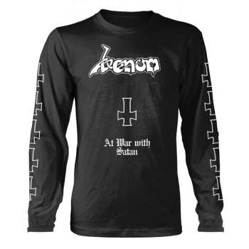 Merch Venom: T-shirt Met Lange Mouwen At War With Satan (white)