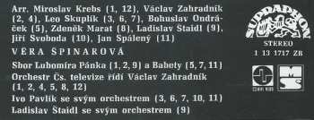 LP Věra Špinarová: Životopis