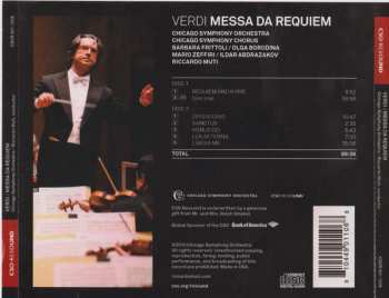 2CD Giuseppe Verdi: Messa da Requiem