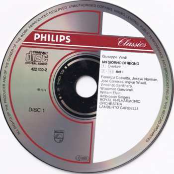 2CD The Royal Philharmonic Orchestra: Un Giorno Di Regno